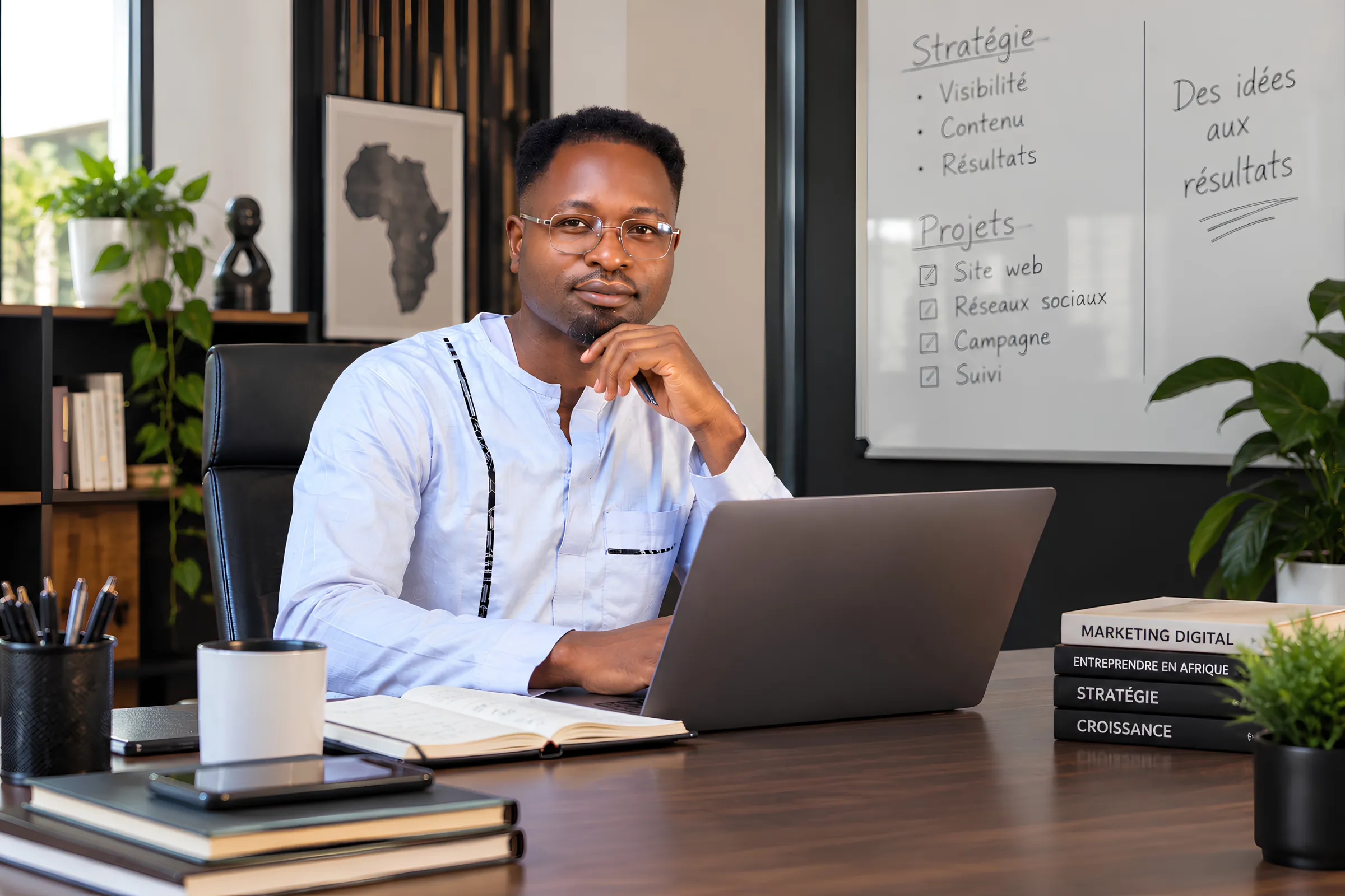 Yves Ngaleu, responsable marketing de Marketing Digital CM